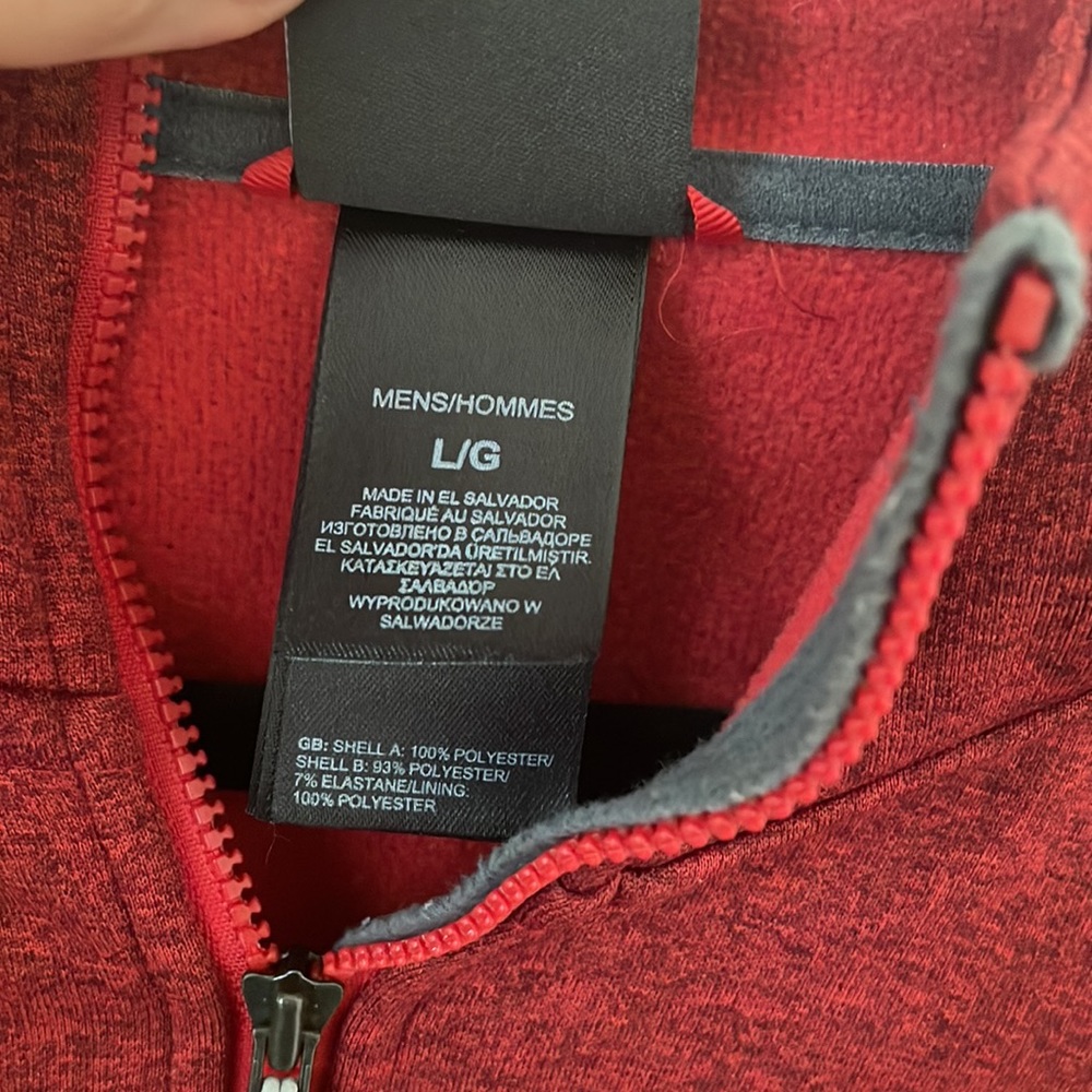 Red Northface Full Zip Jacket - image 2